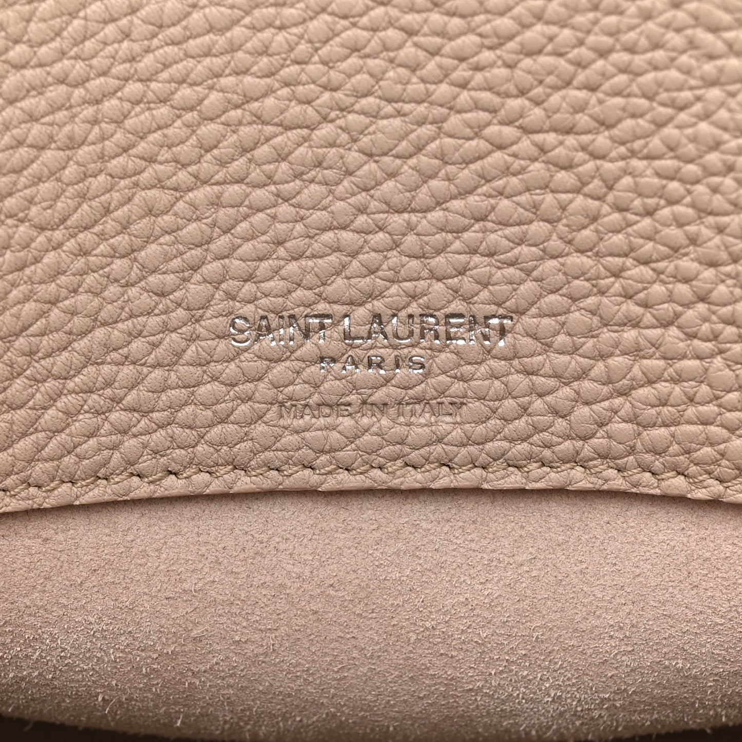 Grained Calfskin Small Supple Sac De Jour Light Natural