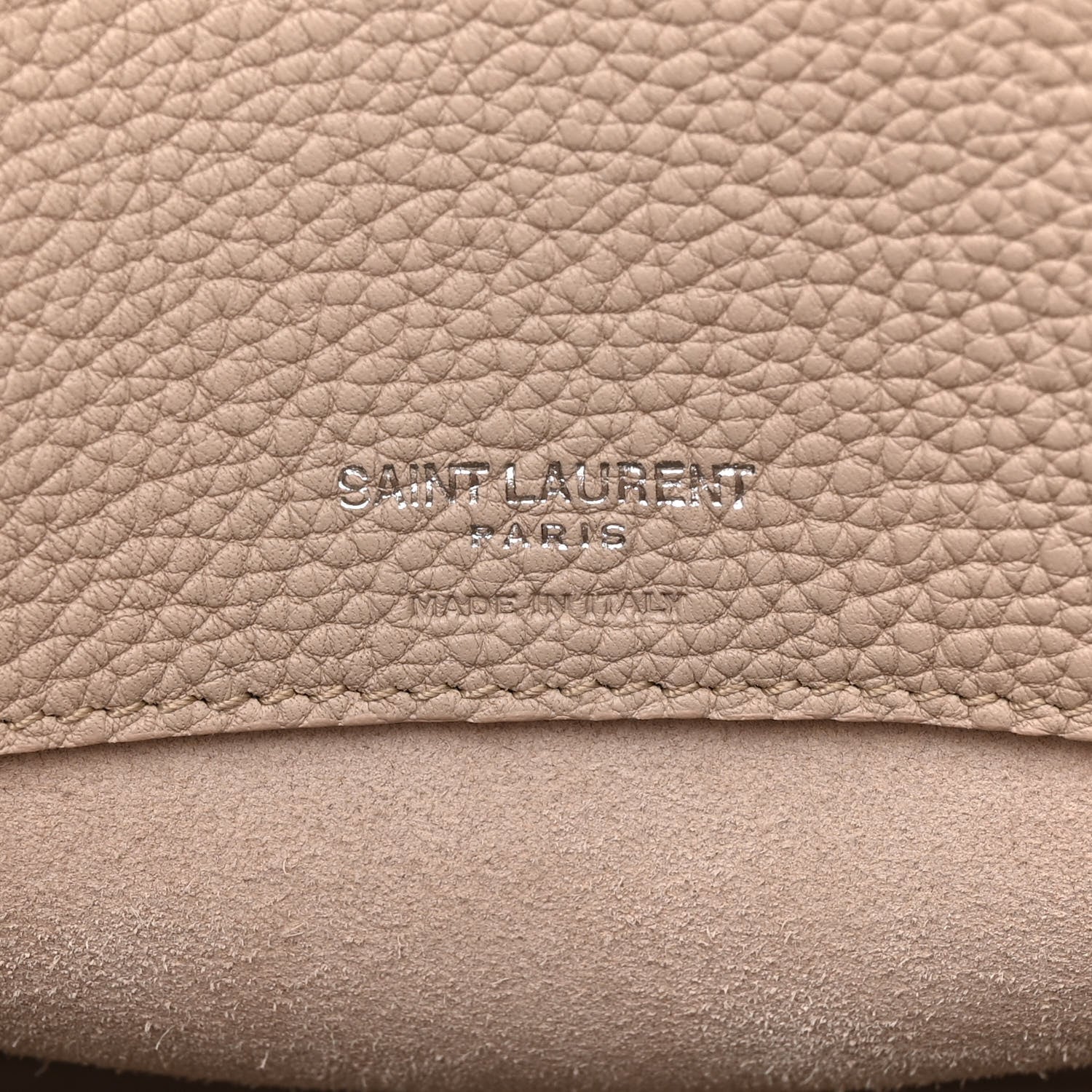 Saint Laurent Grained Calfskin Small Supple Sac De Jour Light Natural 7 of 15