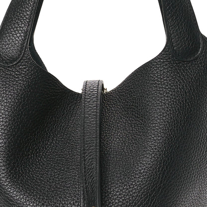 Hermes Taurillon Clemence Picotin Lock 22 MM Black 8 of 11