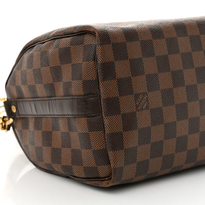 Louis Vuitton Damier Ebene Speedy Bandouliere 25 10 of 15