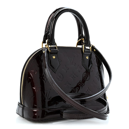 Louis Vuitton Vernis Alma BB Amarante 3 of 12