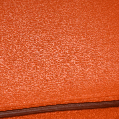 Hermes Taurillon Clemence Birkin 30 Orange 12 of 22