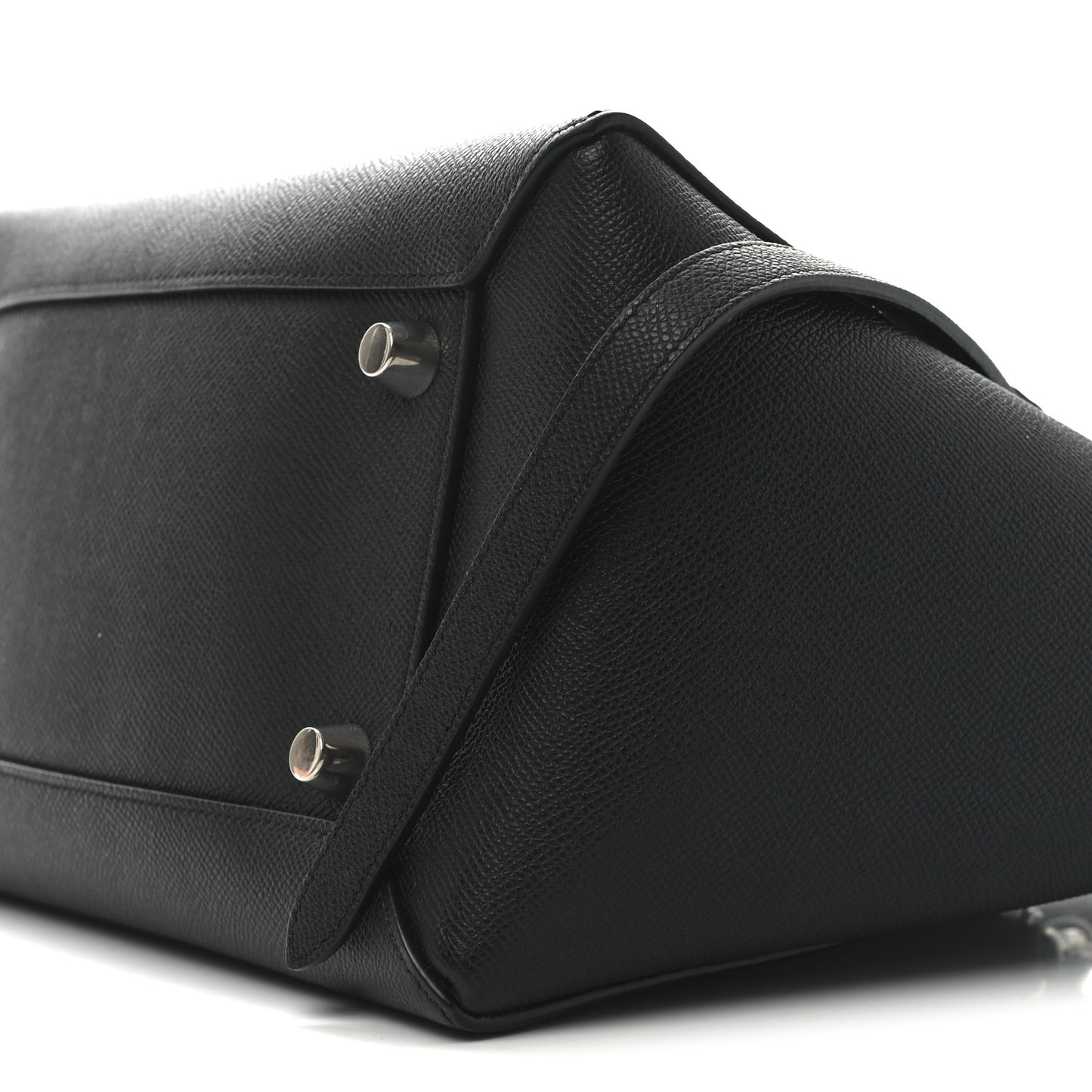 Grained Calfskin Micro Belt Bag Navy Blue