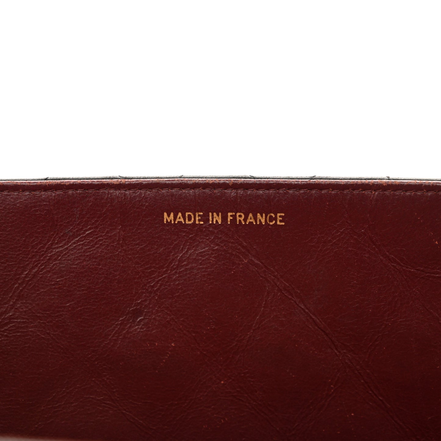 Lambskin Quilted Medium Single Flap Dark Brown