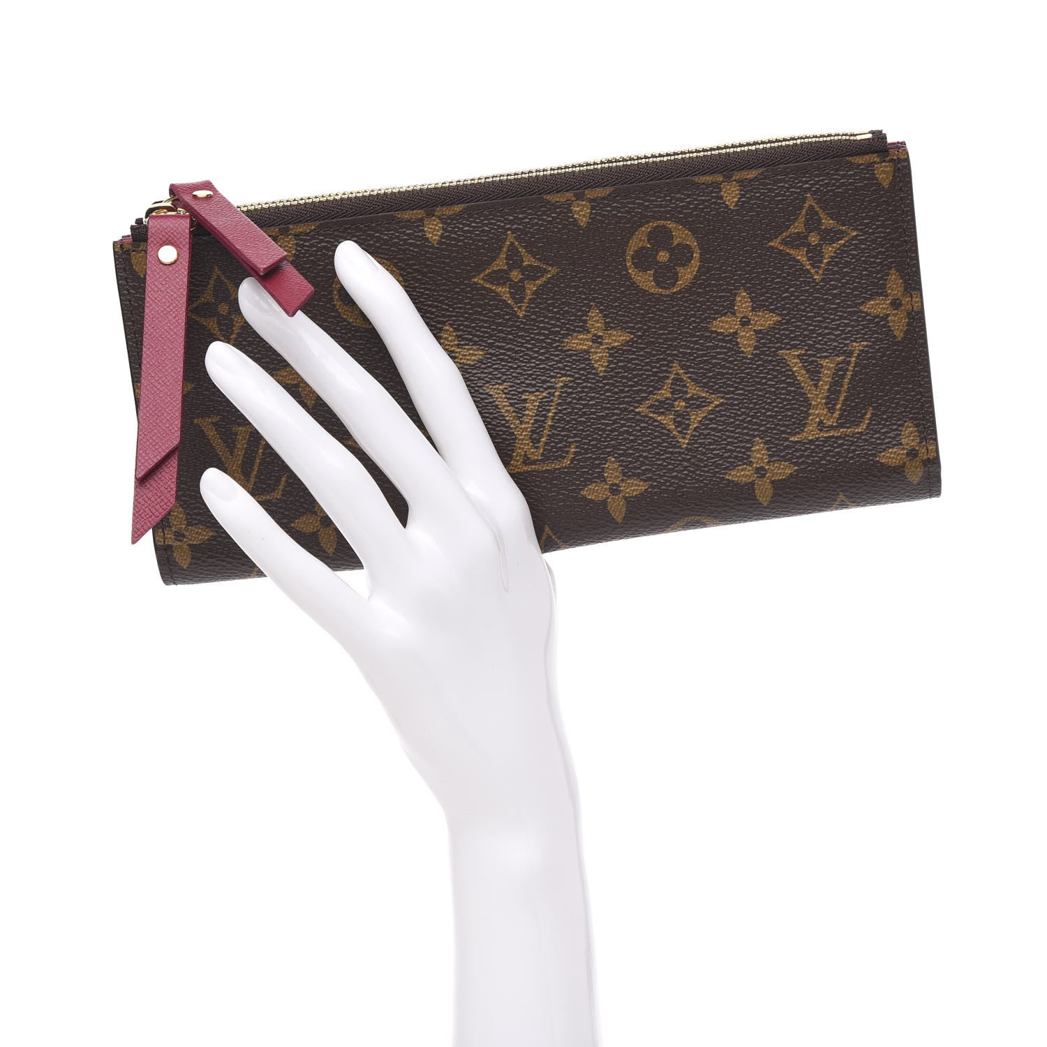 Louis Vuitton Monogram Adele Wallet Fuchsia 2 of 6