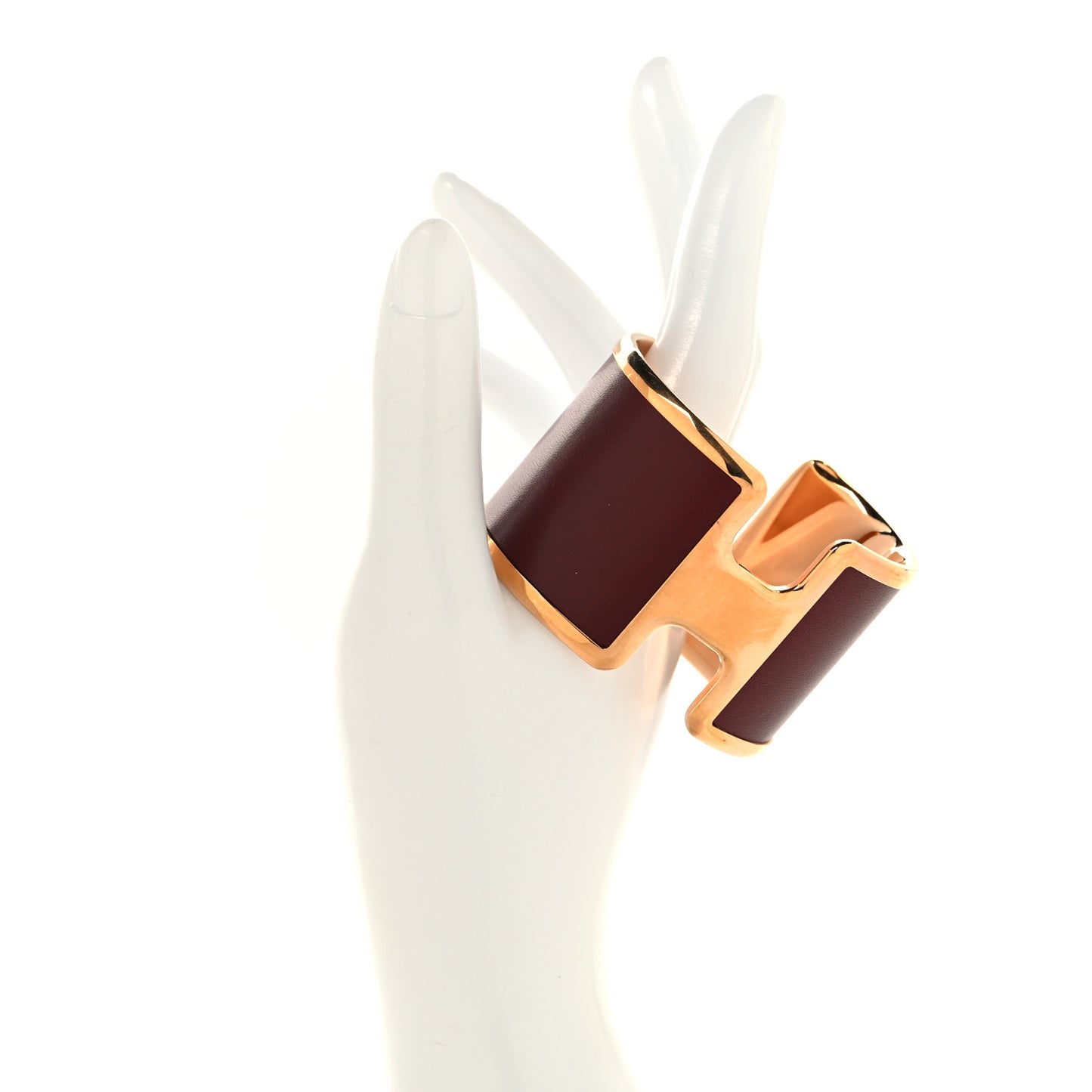Box Olympe Cuff Bracelet Rouge H