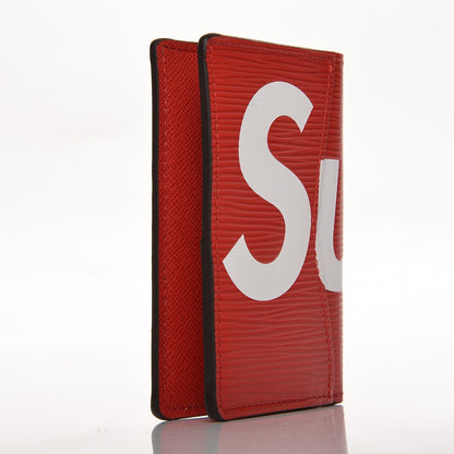 Louis Vuitton X SUPREME Epi Pocket Organizer Red 3 of 7