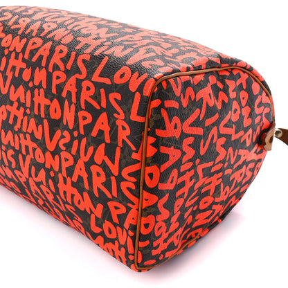 Louis Vuitton Monogram Graffiti Speedy 30 Orange 11 of 11