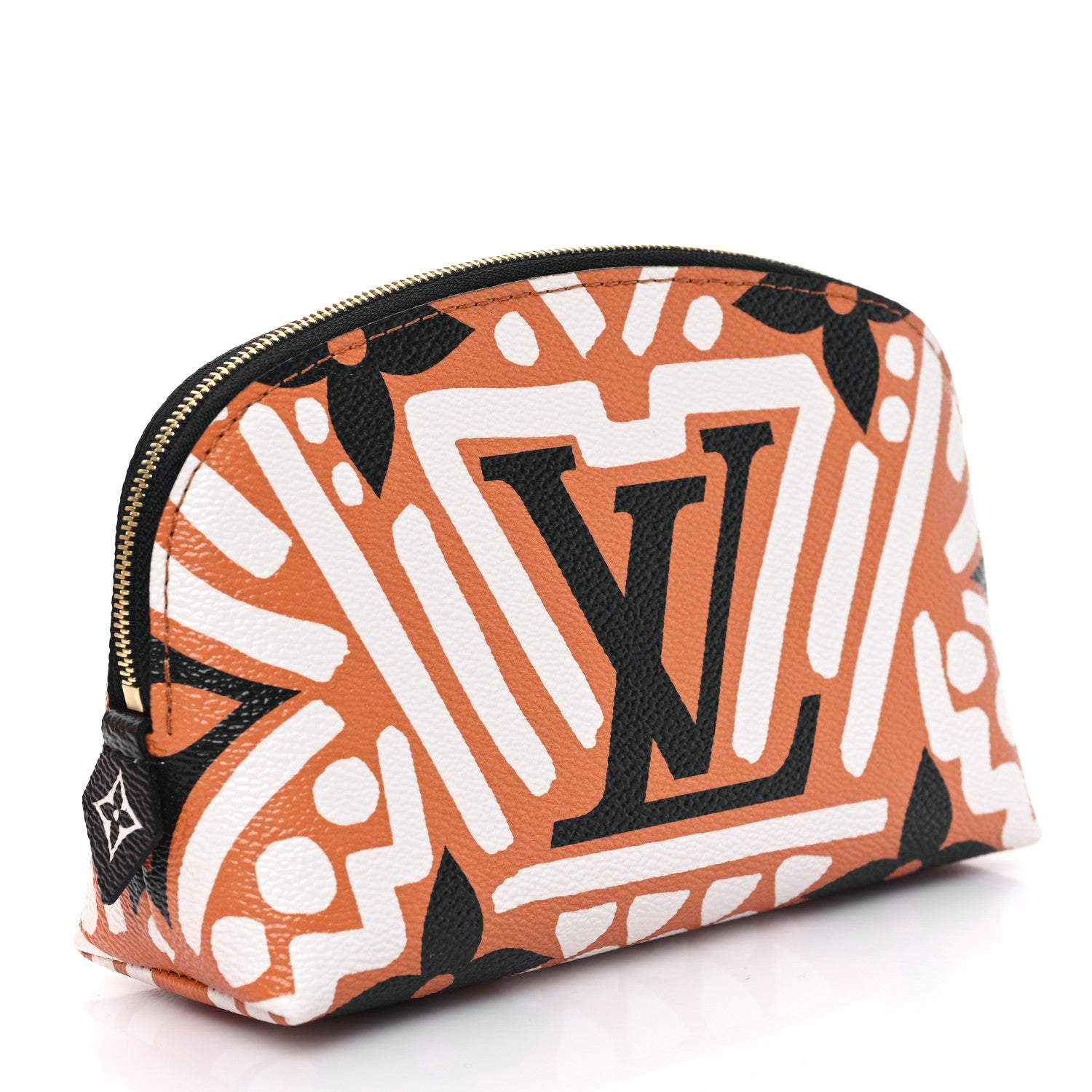 Louis Vuitton Monogram Giant Crafty Cosmetic Pouch Creme Caramel 3 of 7