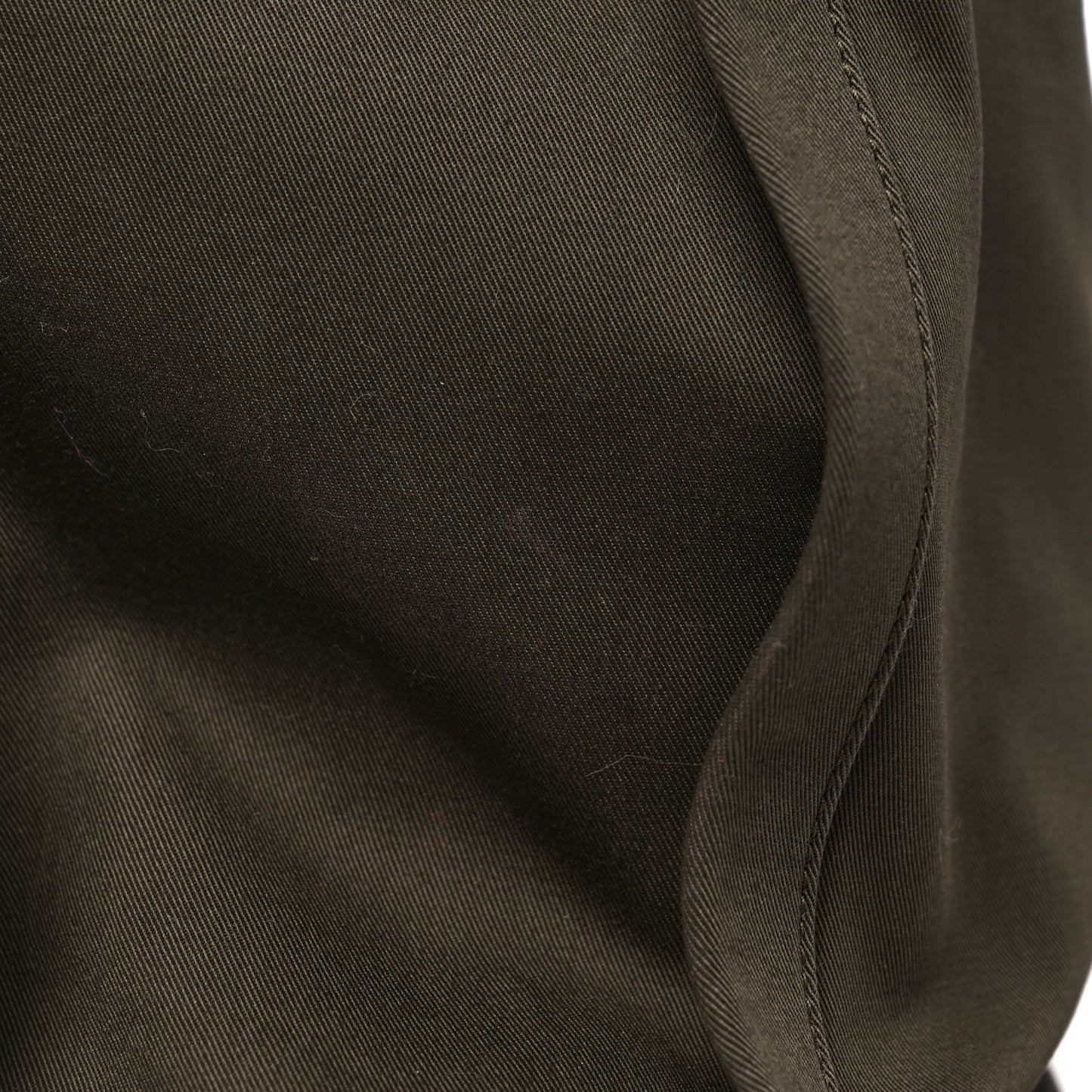 Linen Calfskin Rive Gauche Tote Khaki