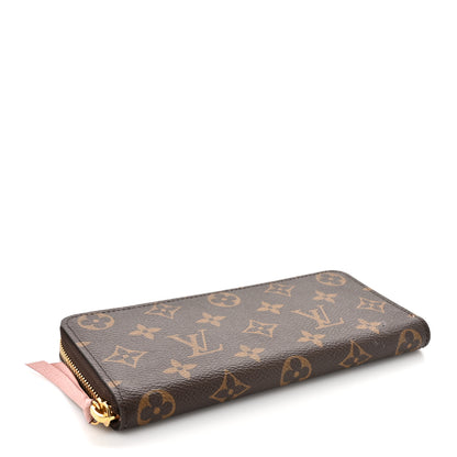 Louis Vuitton Monogram Clemence Wallet Rose Ballerine 4 of 10