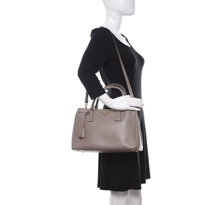 Prada Saffiano Lux Medium Tote Argilla 2 of 10
