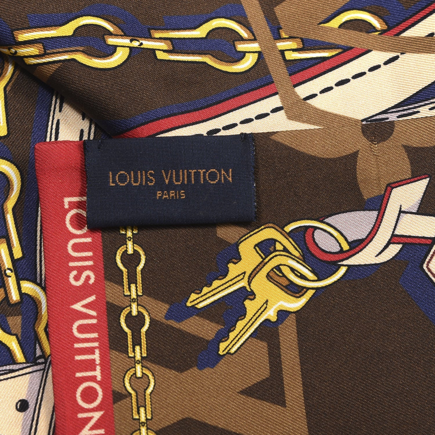 Louis Vuitton Silk Monogram Tribute To Bandeau Brown 5 of 6