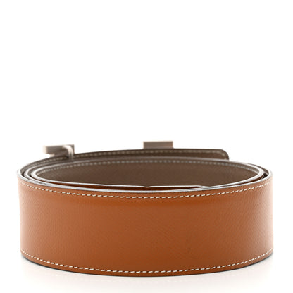 Hermes 42mm Constance H Belt 90 36 Gold Etoupe 3 of 9