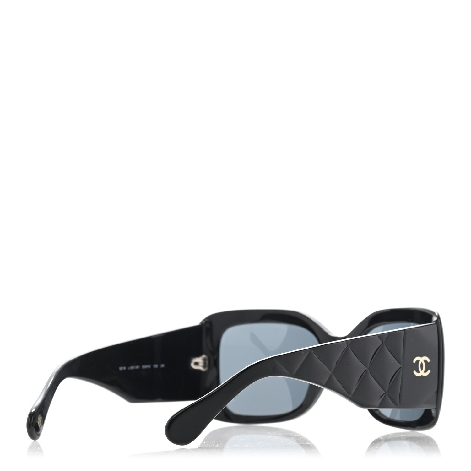 Chanel Acetate Quilted Sunglasses 5019 Black 4 of 8