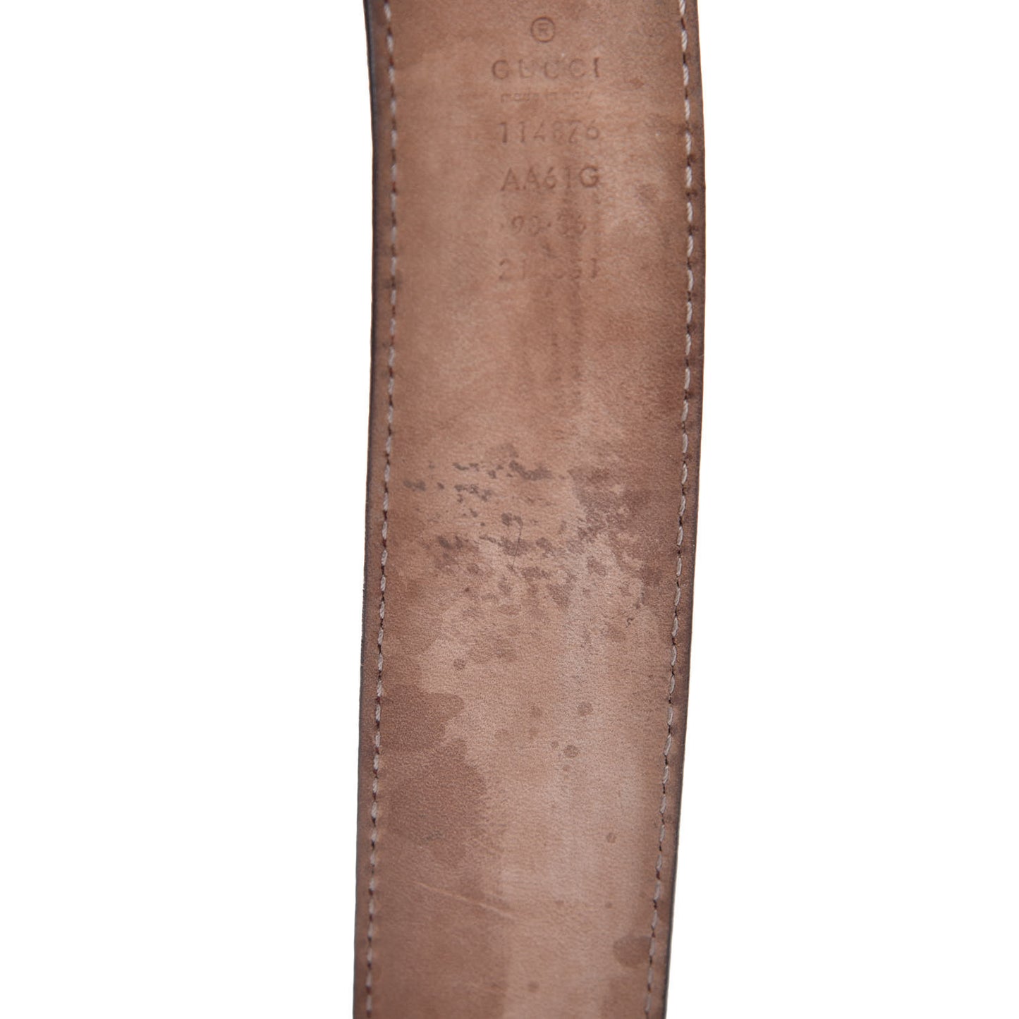 Guccissima Signature Interlocking G 40mm Belt 90 36 Red