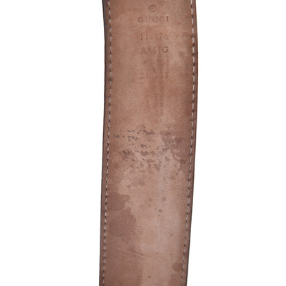 Gucci Guccissima Signature Interlocking G 40mm Belt 90 36 Red 5 of 11