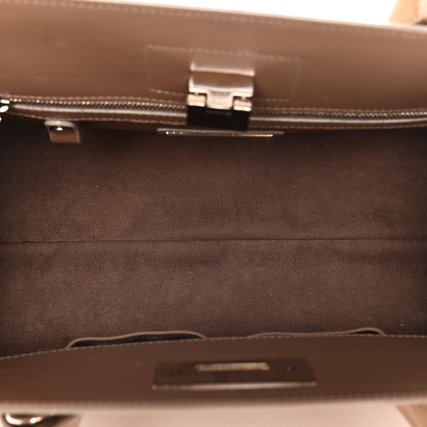 Crocodile Embossed Calfskin Riley Tote Beige