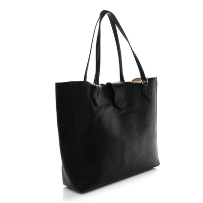 Gucci Grained Calfskin Small Dahlia Tote Black 4 of 12