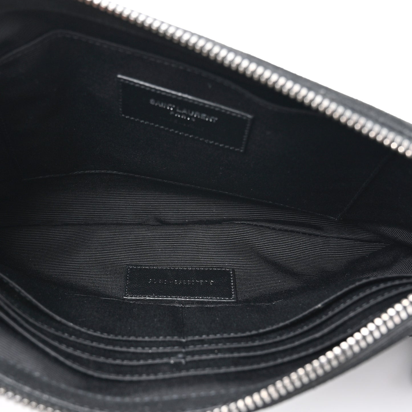 Suede Calfskin Small Fringe Crossbody Bag Black