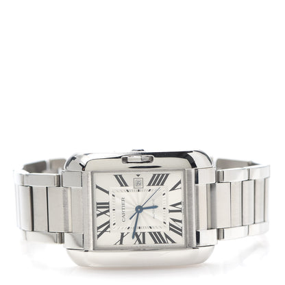 Cartier Stainless Steel 30mm Tank Anglaise Automatic Watch 2 of 7
