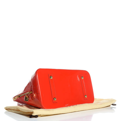 Louis Vuitton Vernis Alma GM Orange Sunset 5 of 20
