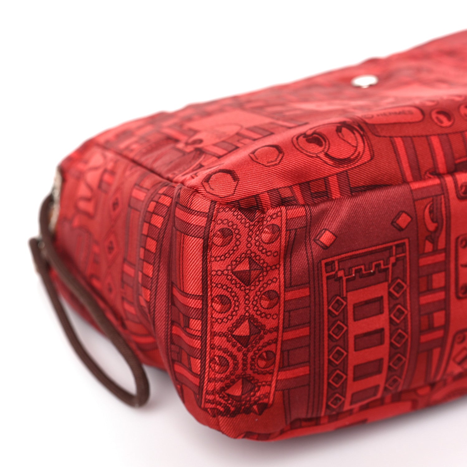 Hermes Silk Barenia Fourbi 20 PM Pouch 8 of 9