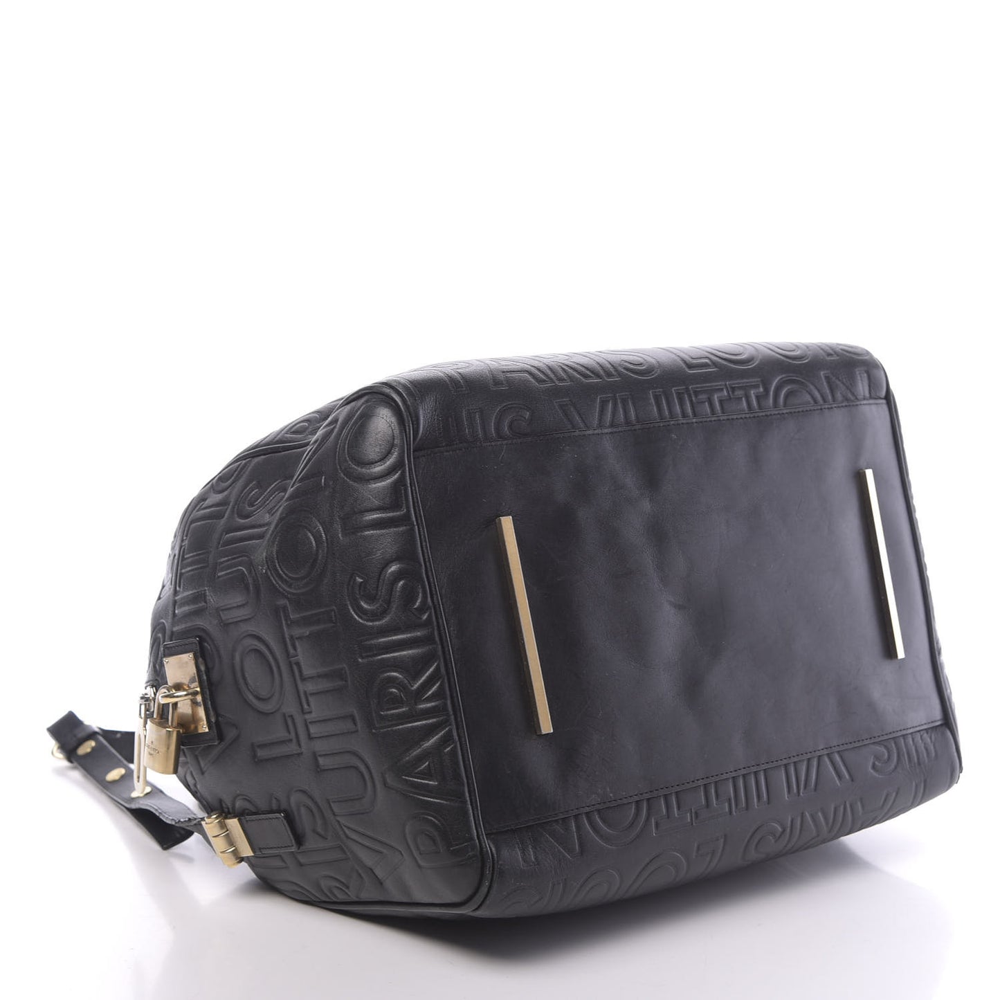 Calfskin Embossed Speedy Cube 30 Black