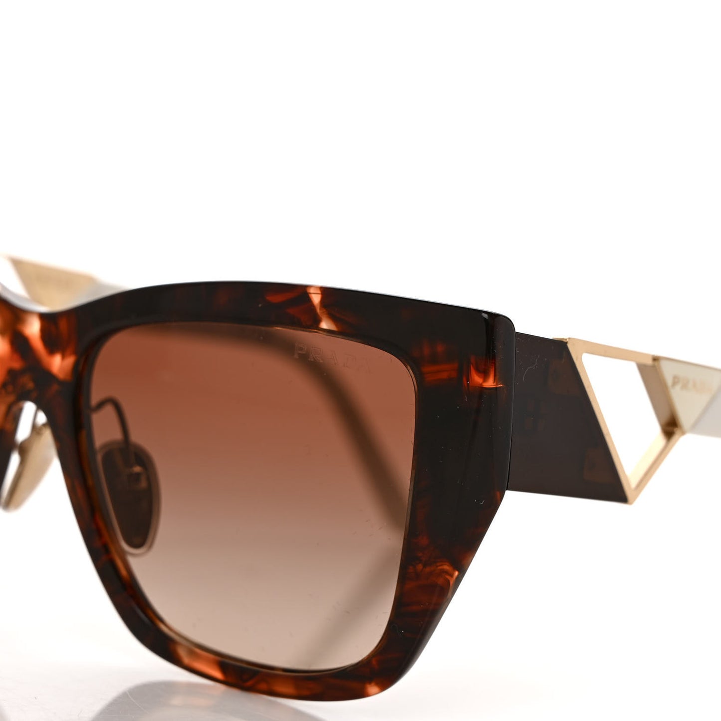 Triangle Sunglasses SPR 21Y Tortoise White