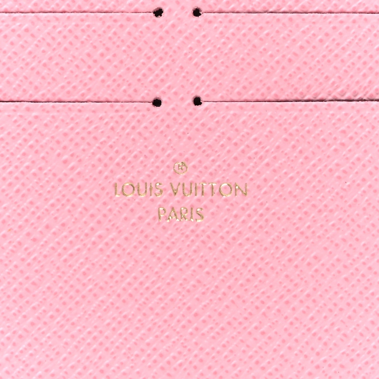 Calfskin Felicie Card Holder Insert Rose Ballerine