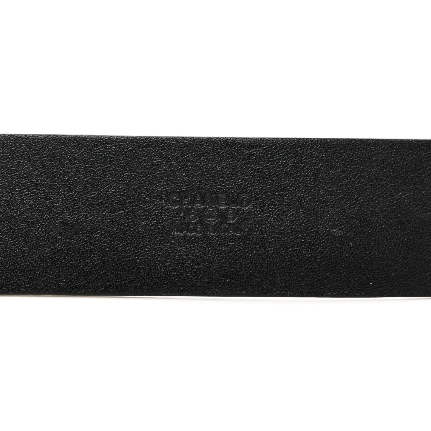 Lambskin CC Chain Belt 85 34 Black