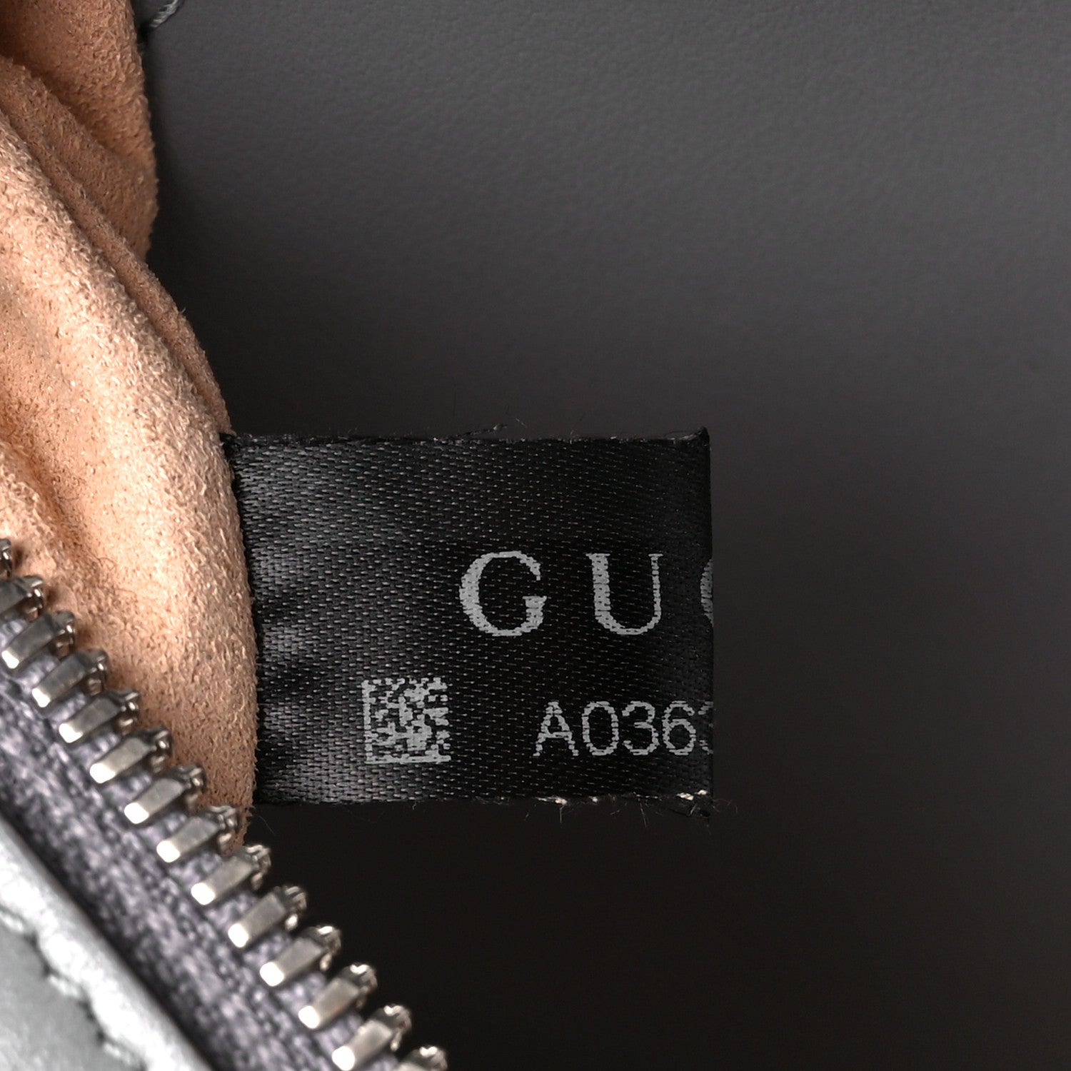 Gucci Calfskin Matelasse Aria Small GG Marmont Chain Shoulder Bag Deep Grey 8 of 11