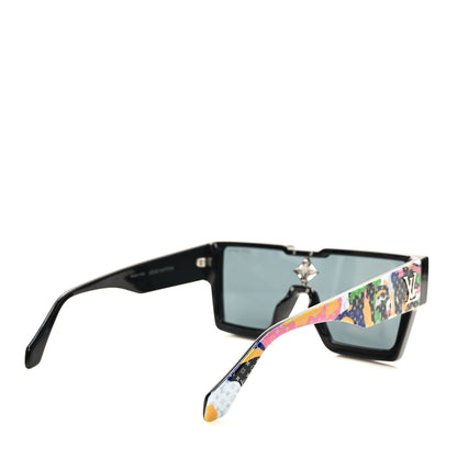 Louis Vuitton Acetate Swarovski Monogram Portrait Crystal Cyclone Sunglasses Z2031W Multicolor 4 of 9