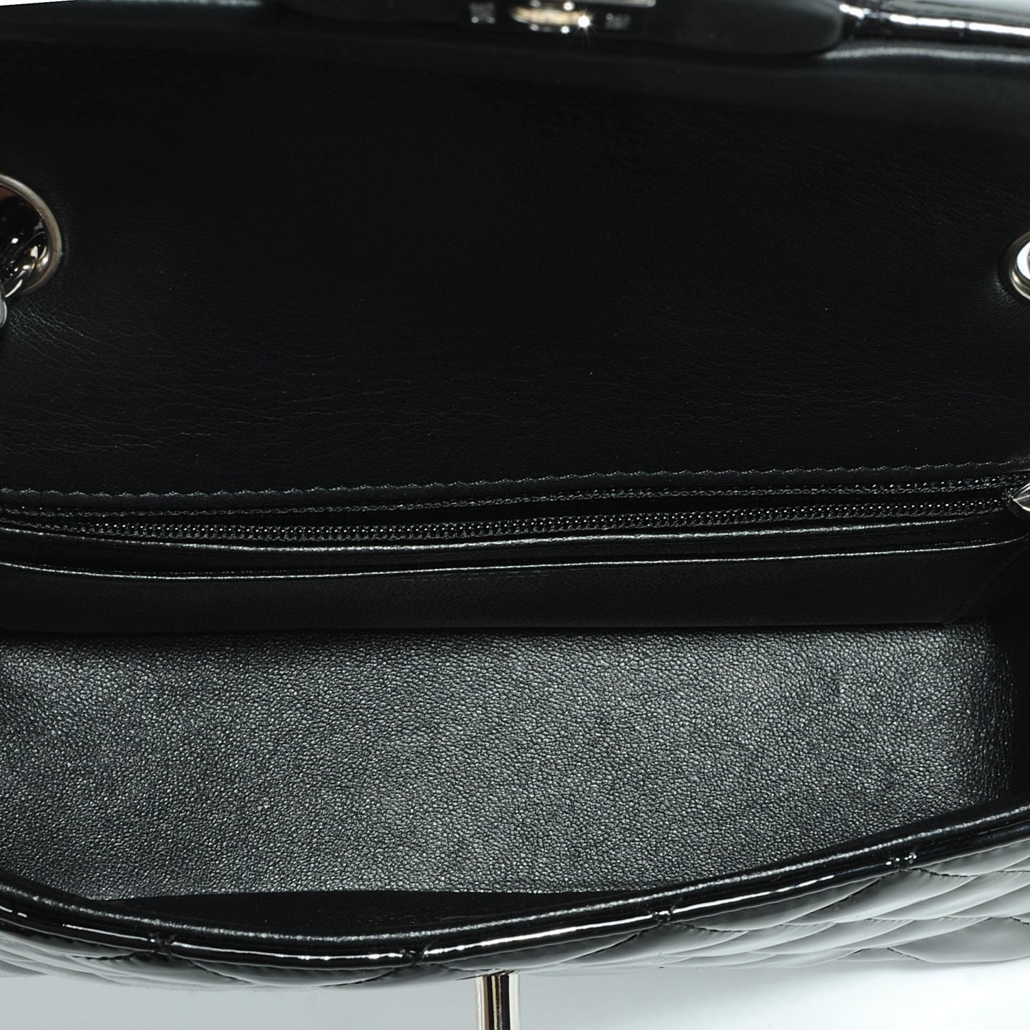 Chanel Patent Quilted Mini Flap Black 6 of 8