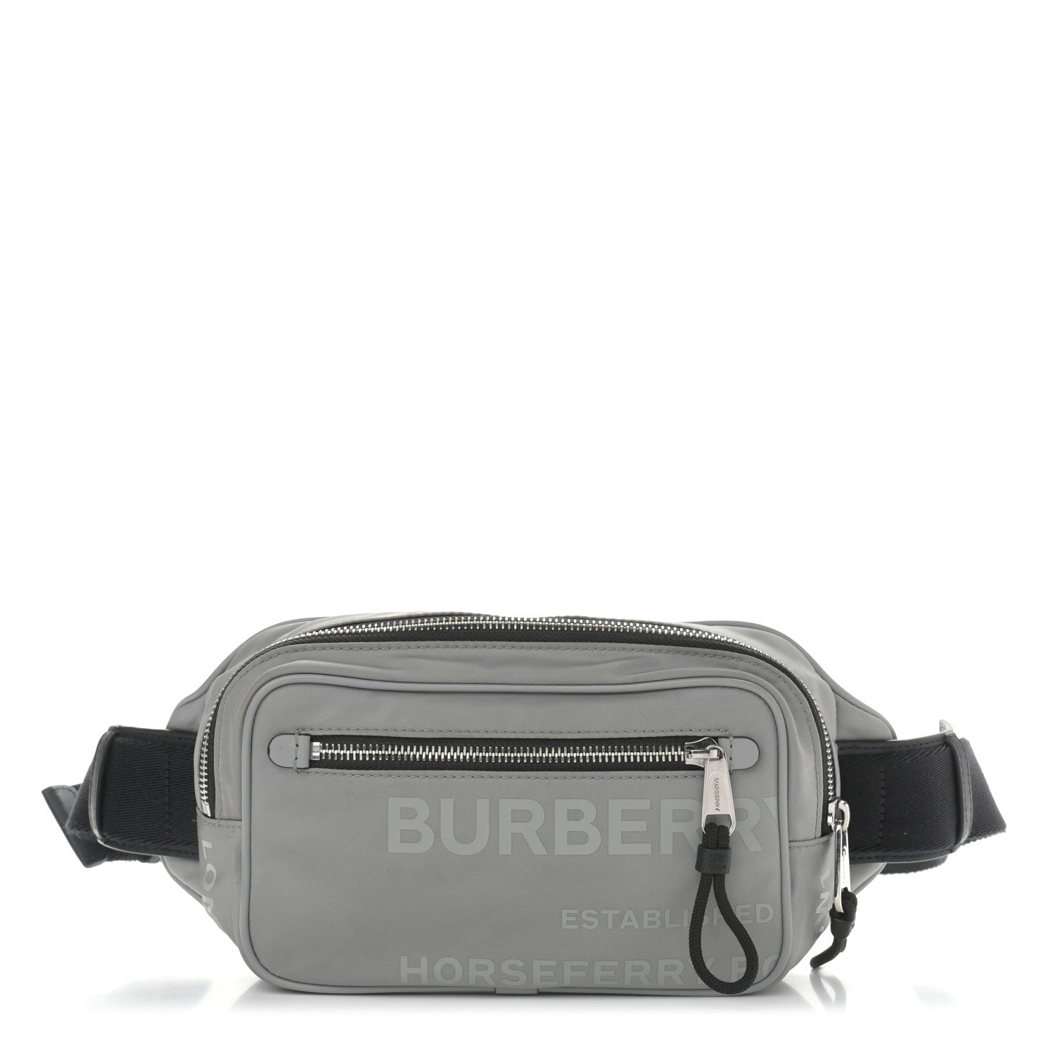 Burberry Econyl Horseferry Print Bum Bag Grey 1 of 12