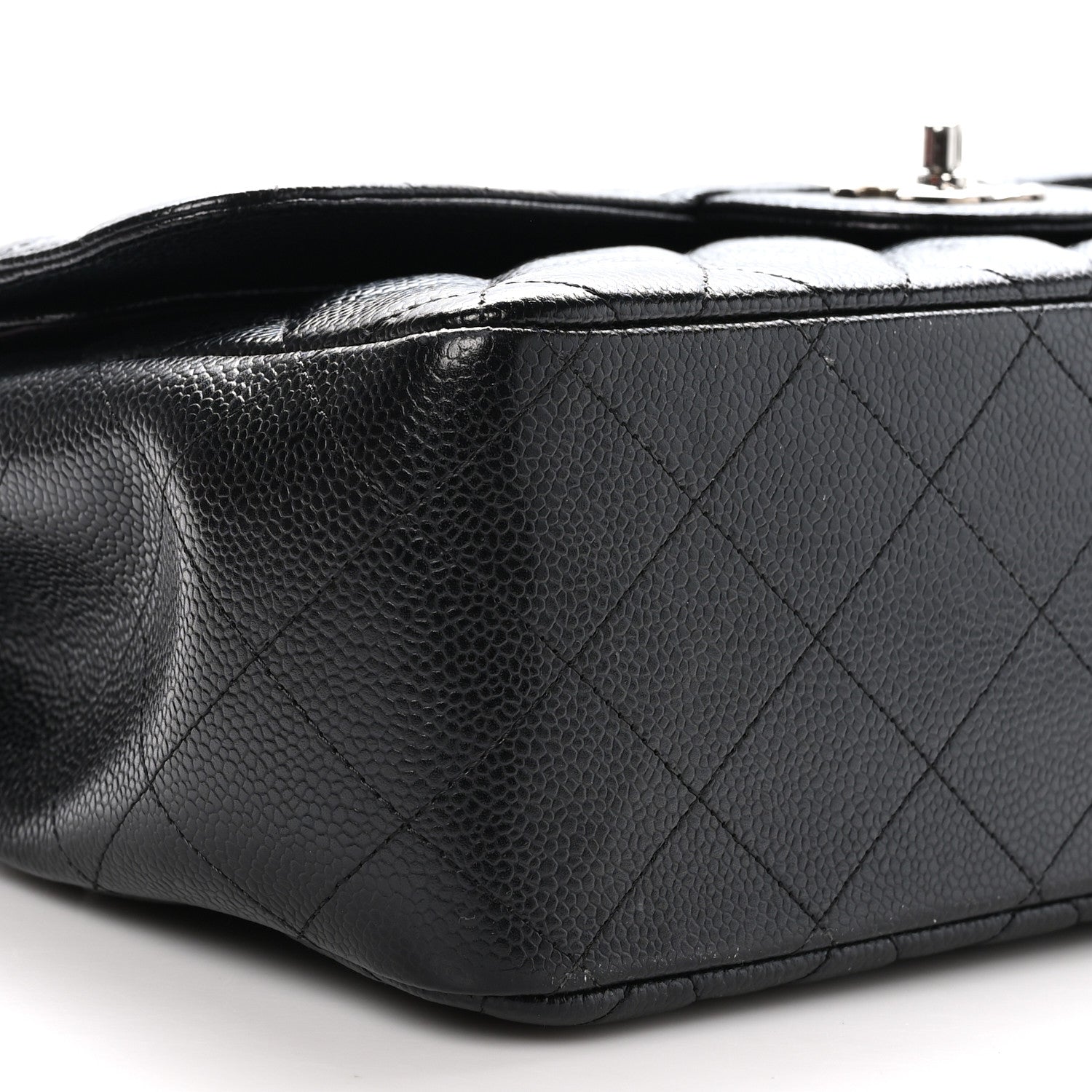 Chanel Caviar Quilted Jumbo Double Flap Black 9 of 10