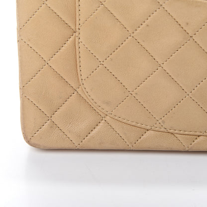 Chanel Lambskin Quilted Small Double Flap Beige 13 of 15
