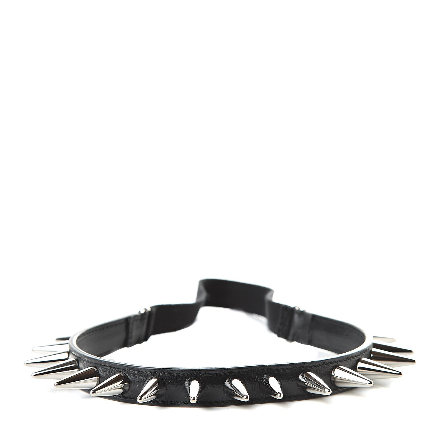 Gucci Calfskin Studs Elastic Headband Black 1 of 6