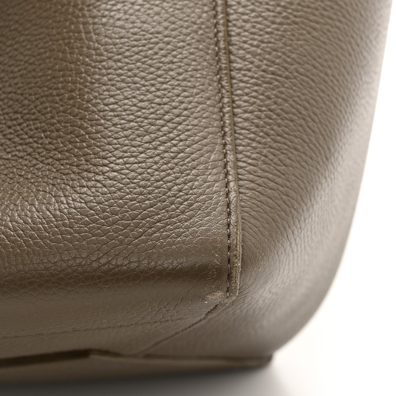 Celine Soft Grained Calfskin Sangle Bucket Bag Taupe 13 of 17