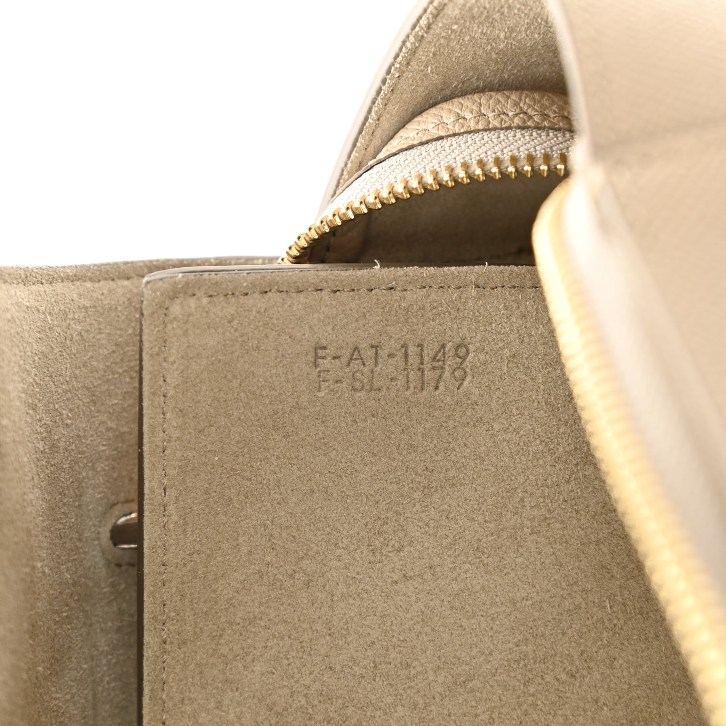 Grained Calfskin Micro Belt Bag Light Taupe