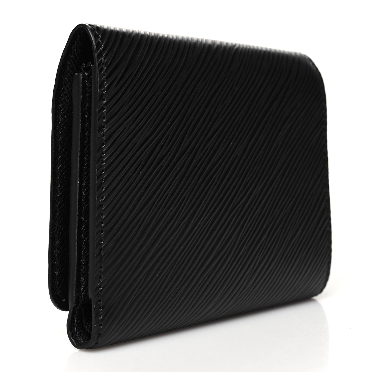 Louis Vuitton Epi Twist Compact Wallet Black 3 of 9