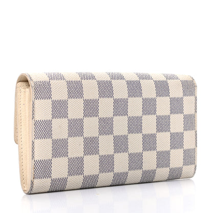 Louis Vuitton Damier Azur Sarah Wallet 3 of 6