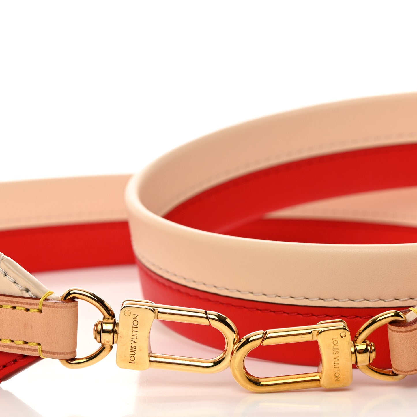 Calfskin Cluny BB Shoulder Strap Coquelicot Creme