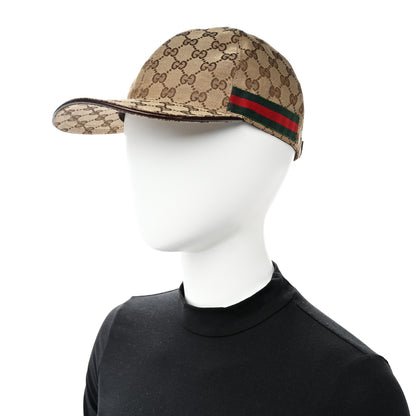 Gucci Monogram Web Baseball Hat L Beige Cocoa 2 of 8