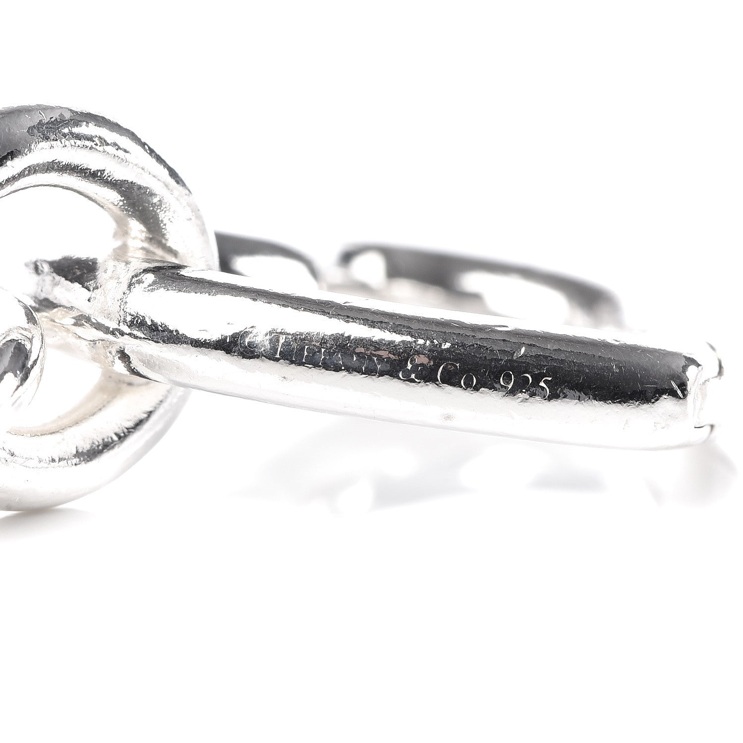 Tiffany Sterling Silver Open Heart Clasp Bracelet 5 of 5