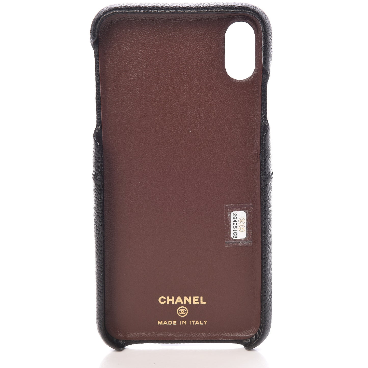 Caviar Quilted iPhone XS Max Coco Tech Case Black