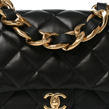 Chanel Lambskin Quilted Large CC Funky Town Flap Black 8 of 11