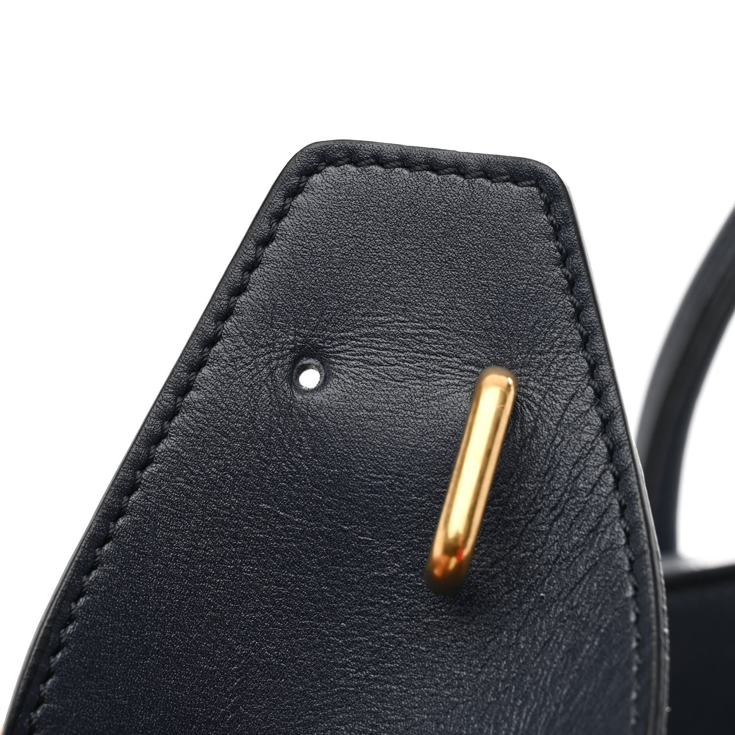 Celine Palmelato Calfskin Mini Tie Knot Tote Navy Blue 11 of 15