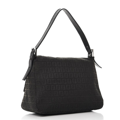 Fendi Zucchino Forever Mama Baguette Black 3 of 14