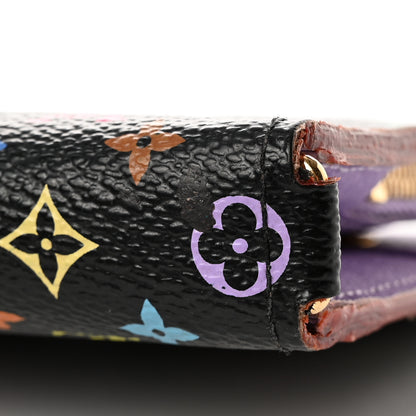 Louis Vuitton Monogram Multicolor Insolite Wallet Black Violet 22 of 26